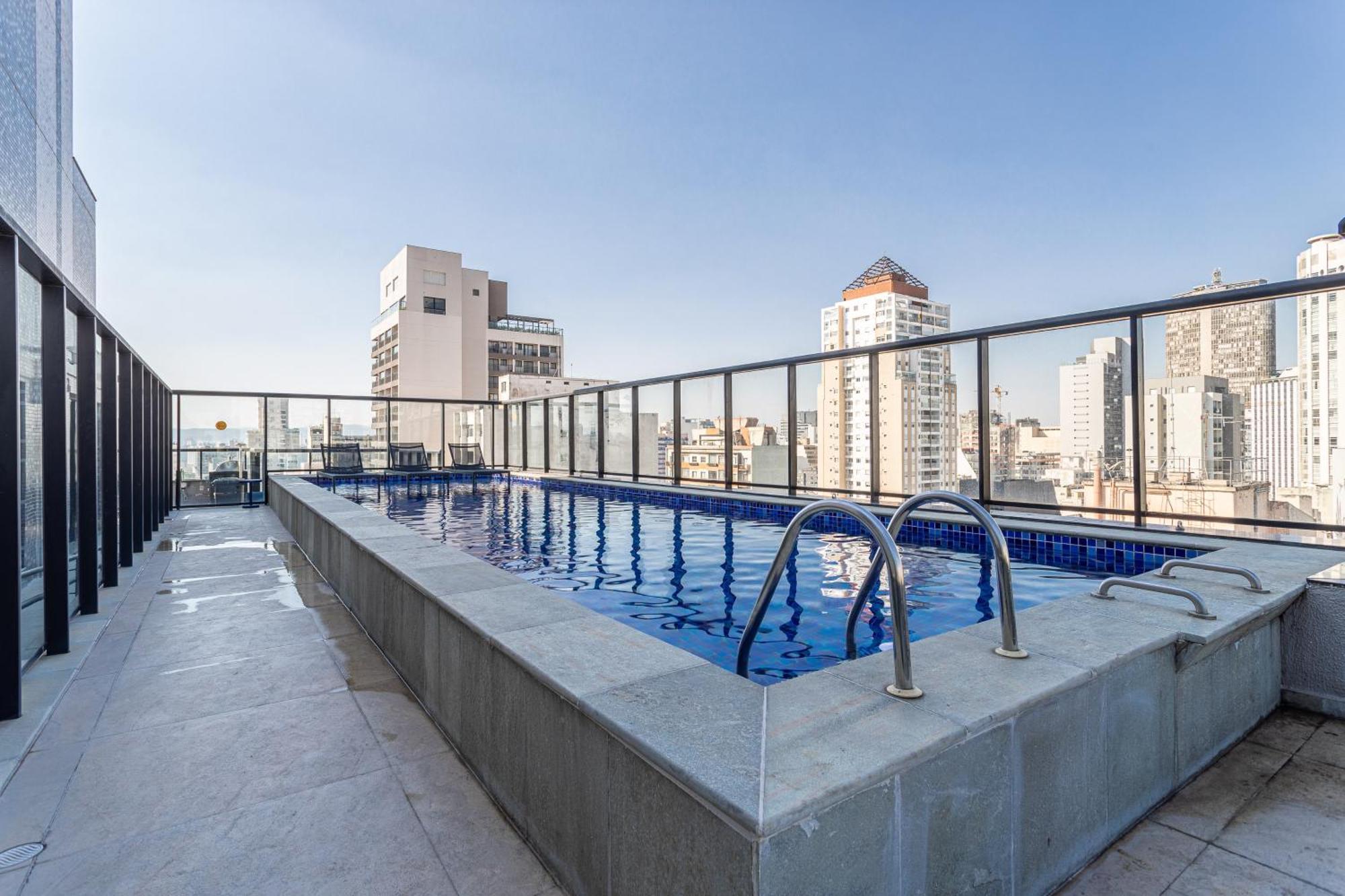 Predio Completo Na Consolacao Com Piscina No Rooftop - Share Consolacao 圣保罗 外观 照片