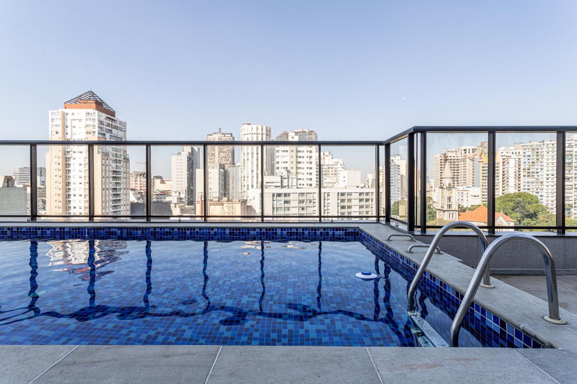 Predio Completo Na Consolacao Com Piscina No Rooftop - Share Consolacao 圣保罗 外观 照片